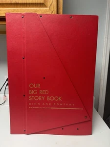 Vintage 1957 Our Big Red Story Book Ginn and Co Teacher Edition Learn to Read - Foto 1 di 10