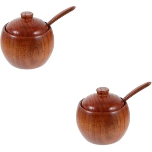  2 Juegos Tarro de Especias Condimento Caja Cocina Almacenamiento Condimento con Tapas y Cucharas - Imagen 1 de 12