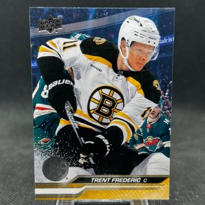 2023-24 Upper Deck Series 1 Trent Frederic Base Boston Bruins #12