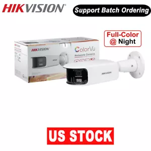 Hikvision 180° Panoramic Dual Len 8MP ColorVu POE IP Camera Wholesale Price Lot - Picture 1 of 18
