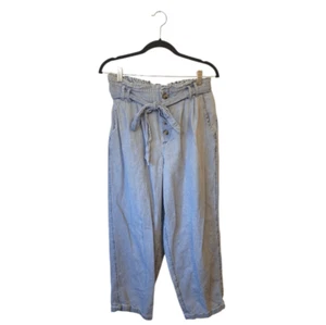 American Eagle Light Wash Paperbag Eaist Chambray Hose - Bild 1 von 5