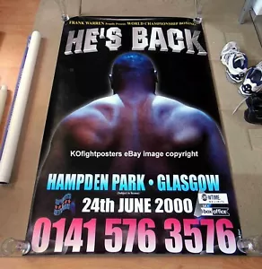 Mike Tyson vs LOU SAVARESE: 60 Zoll x 40 Zoll Original Arena Boxen Poster SHOP - Bild 1 von 2