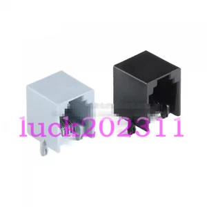 5 Stück NEU RJ11 Buchse 623 6P6C RJ12 Steckschlüsselstecker mit Kristallkopf #YT - Bild 1 von 3