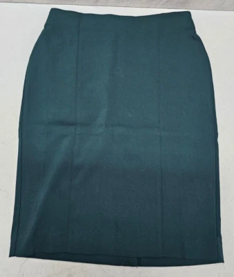 Falda extensible elástica Van Heusen nueva con etiquetas para mujer talla 2 (28x22) verde cremallera trasera Foto 1 de 4