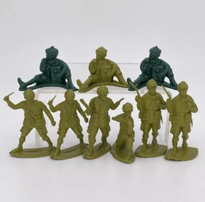 Vintage Airfix WWII USA American Paratroopers 1.75” Plastic Army Men Soldiers - Picture 1 of 4