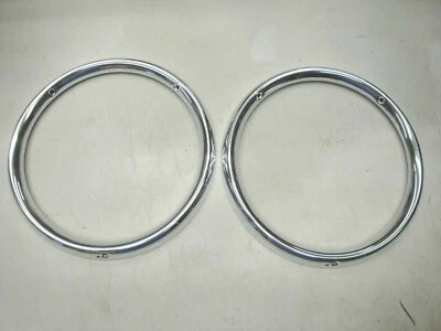 63 Ford Galaxy 1963 luz trasera aluminio moldura anillo llanta kit nuevo * Foto 1 de 4