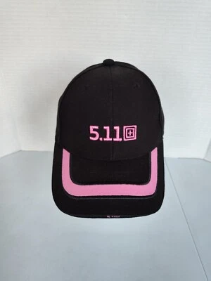 Gorra de béisbol para mujer 5.11 Tactical Series negra rosa con tirantes Foto 1 de 4