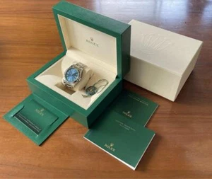 ROLEX 116400GV Z-Blue 40ｍｍ stainless steel automatic /w Box booklets Tag New - Picture 1 of 6