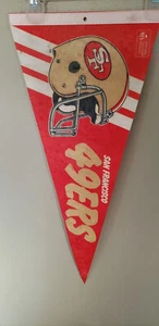 SAN FRANCISCO 49ERS  FOOTBALL NFL  RETRO FELT PENNANT 2/25/23 - Picture 1 of 3