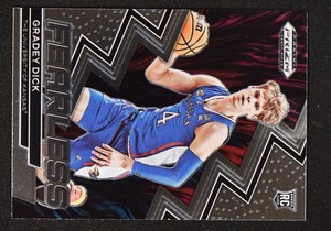 2023-24 Prizm Draft Picks Fearless #7 Gradey Dick - Kansas Jayhawks