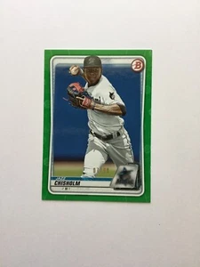 2020 Bowman Prospects Green /99 Jazz Chisholm #BP-72 - Picture 1 of 4