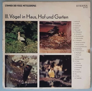No Artist – Stimmen Der Vögel Mitteleuropas - III. Vögel In Haus, Hof Und Garten - Bild 1 von 6
