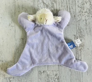 North American Bear Co Loppy Lamb Stuffed Plush Security Blanket Lovey Purple - Picture 1 of 5