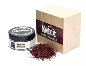 A+ Grade Premium Quality Red Kashmiri Saffron Original Pure 5Gm Kesar Spice Box. - Picture 1 of 15