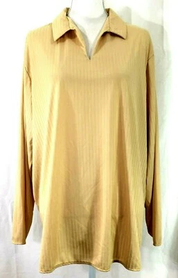 HABAND FOR HER Top Tejido TALLA XXXL Oro Claro Rayas Textura Manga Larga (I187) Foto 1 de 4