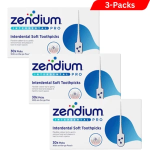 3 x Zendium Soft Interdental Toothpicks – 30 Removes Plaque & Prevent Cavities - Picture 1 of 6