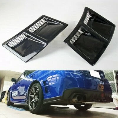 Cubierta de guardabarros de ventilación de parachoques lateral trasero 15 21 sin pintar para Subaru WRX STI sedán EE. UU. Foto 1 de 4