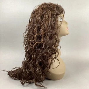 Quick Weave Bonita #S4/30 Dark Brown Honey Brown Long Wavy Synthetic Wig - Picture 1 of 9