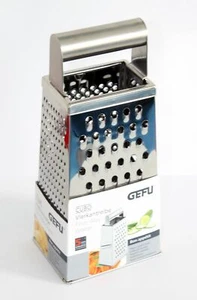 GEFU Vierkantreibe Reibe Hobel Cubo aus Edelstahl Silber NEU - Bild 1 von 1