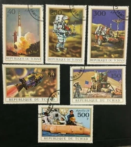 Briefmarke TSCHAD Stamp - Yvert et Tellier Aéiens Nr. 99 bis 104 Obl (Cyn39) - Bild 1 von 1