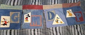 Vintage Disney Baby Cloth Window Valance Or Wall Decor *read Descrip.* - Picture 1 of 9