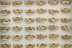Wholesale Job Lots 36pcs Small Cat's-eye Stone Jewelry Stainless Steel Lady Ring