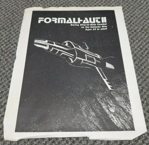 Formalhaut II Space Combat - Attack Wargaming Association 1975 Punched missing - Picture 1 of 5