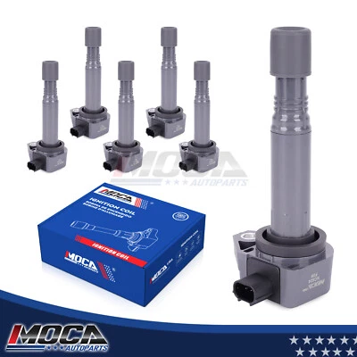 6* Ignition Coil for Acura MDX ZDX ZDX Honda Pilot Ridgeline 3.5L 3.7L UF624 - Image 1 of 4
