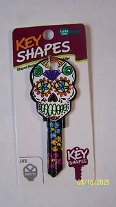 Sugar Skull Kwikset KW1/KW10 house key blank. - Picture 1 of 1