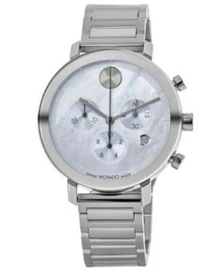 Nuevo reloj para mujer Movado Bold Evolution cronógrafo de cuarzo azul claro 3600787 - Imagen 1 de 3