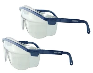 2er Set Bügelbrille UVEX Sicherheitsbrille Arbeitsschutz astrospec Augenschutz