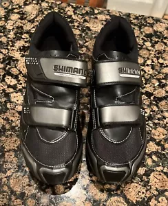 Shimano RT 32 Cycling Bicycle Shoes w SM-SH81 Black Men’s Size 43 NEVER USED - Picture 1 of 7