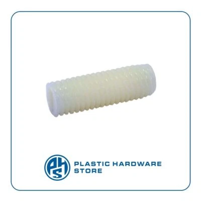 Grani filettati in plastica | Viti plastica senza testa taglio cacciavite - PHS - Immagine 1 di 4