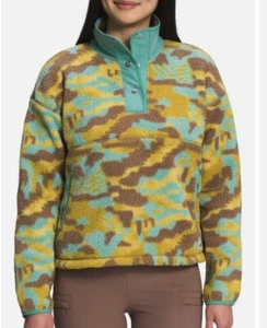Chaqueta de lana The North Face para mujer Cragmont 1/4 a presión estampado único - Imagen 1 de 6