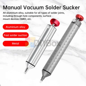 Aluminum Solder Sucker Desoldering Vacuum Pump Solder Iron Welding Repair Tool - Picture 1 of 26