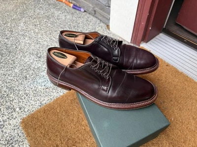 Alden Shell Cordovan Color 8 Plain toe Blucher 9d - Image 1 of 4