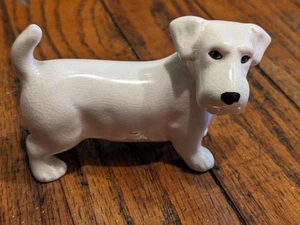 Vintage Scottie Dog White Terrier W. R. Midwinter Ltd. Burslem England - Picture 1 of 16