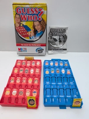 Guess Who? Travel Edition Classic Fun Family Game by MB Games to Go Complete.196 - Image 1 of 4