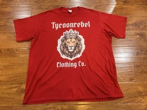 CAMISETA ROJA KING LION ROYALTY CROWN TYCOON REBEL TYCOONREBEL 1979 PARA HOMBRE 3XL NUEVA CON ETIQUETAS - Imagen 1 de 8