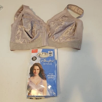 NUEVO Sujetador Inalámbrico Playtex 18 Hour Ultimate Comfort Correa Figura Completa 4693 38DD Foto 1 de 4