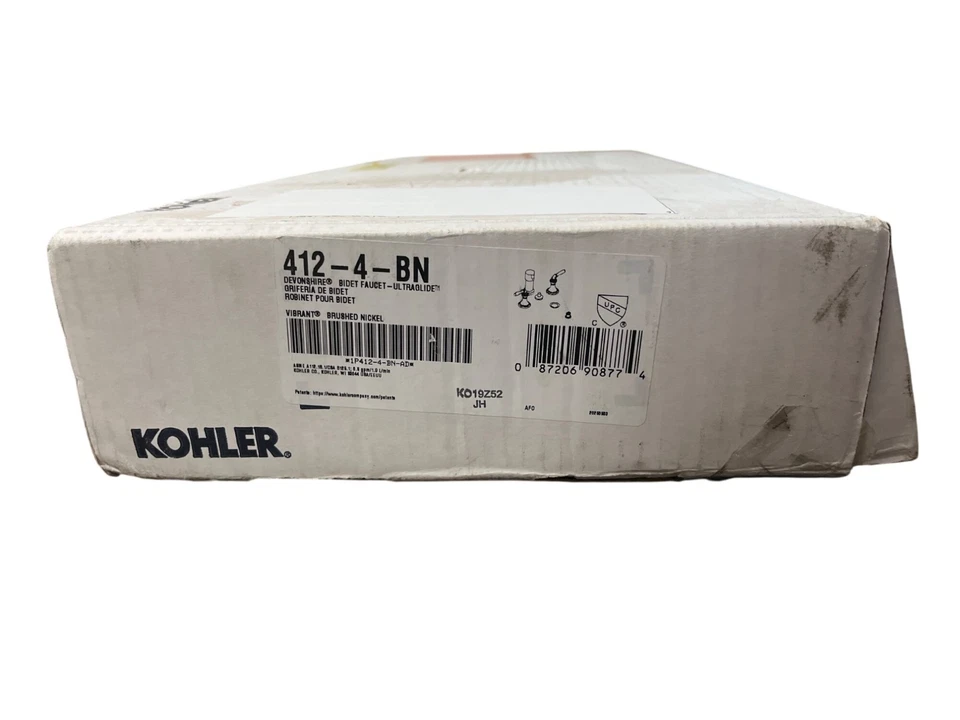 Torneira de bidê Kohler Devonshire ultraglide níquel escovado NOVA na CAIXA - Imagem 1 de 4