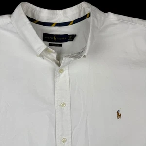 Ralph Lauren Hemd Herren Weiß Classic Fit 3XB Ärmel Preppy - Bild 1 von 5