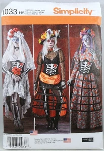 Disfraz de Dama Muerta Simplicity 1033 SIN CORTAR, Busto 30-36 - Imagen 1 de 1