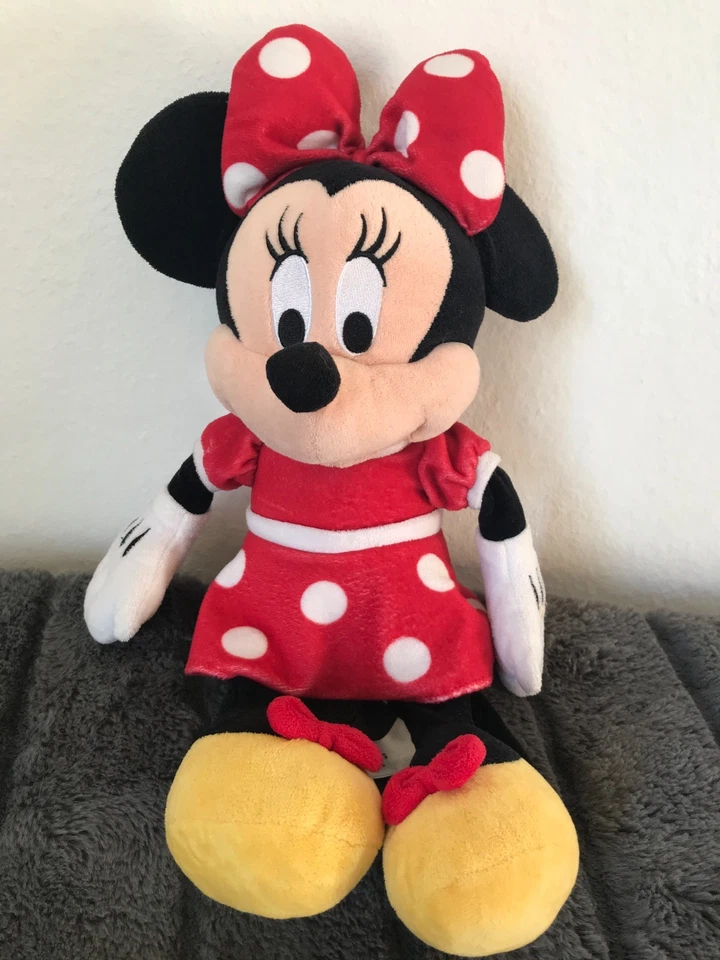 DISNEY 2020 MINNIE MOUSE PLÜSCHTIER mit ROTEM KLEID 40-45 cm KEIN CHINA *USA* - Bild 1 von 4