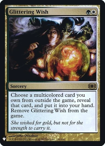 Glittering Wish - Foil x1 Magic the Gathering 1x Mystery Booster Retail Exclusiv - Image 1 of 1