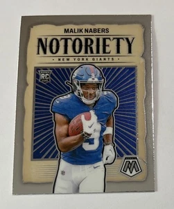 2024 Panini Mosaic - Notoriety Malik Nabers #23 (RC) 🏈🏈 - Picture 1 of 2