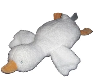 Juguete de peluche de pato ganso blanco de 13" Carters ojos cosidos suave Lovey 68327 - Imagen 1 de 2