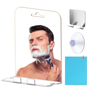 Espejo de ducha para afeitar - con soporte espejo de ducha sin niebla FXKO - Imagen 1 de 6
