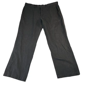 Haggar Men's 44x32 Blue Gray Lightweight Corduroy Classic Fit Dress Pants - Picture 1 of 8