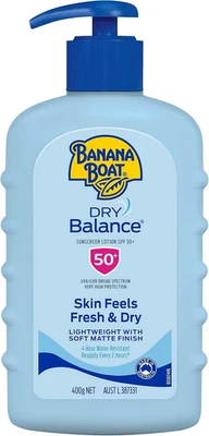 Dry Balance SPF50+ Lotion 400G Pump, UVA/UVB, Soft Matte Finish, 4-Hour Water Re - image 1 of 4